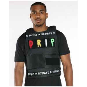 Sz Large Drip Royalties and Riches Military Vest